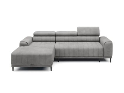 Sedací souprava Caldo Mini od Wersal - kompaktní rohový model s elegantním prošitím sedu a opěru, rozkladem typu Puma a velkým úložným prostorem.