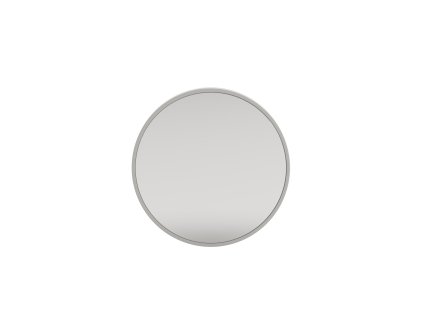 Zrcadlo Match - kulaté, šedé