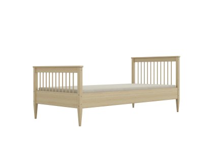 Postel Emi 90×200 cm z borovicového masivu bez povrchové úpravy