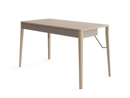 pracovní stůl match světlý dub béžová