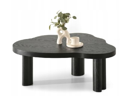 konferenční stolek samaris a černý celkový pohled