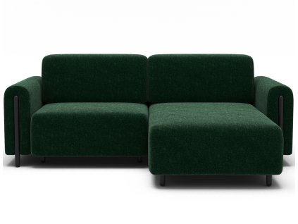 rohová sedací souprava acossta tmavě zelená