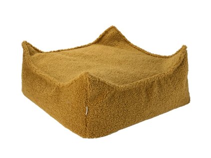 dětský taburet wigivama bouclé medový