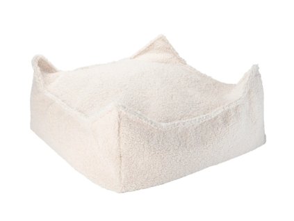 dětský taburet wigivama bouclé krémový