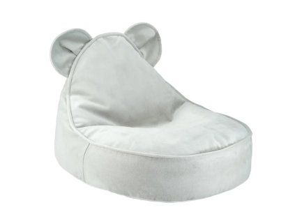 dětský sedací vak wigiwama bear samet mentolový