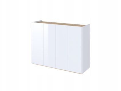 komoda easy 02 bily lesk dub scandi