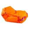 Sedací pytel 189x140 comfort s popruhy fluo orange