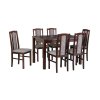 Jídelní stůl Max V, 6x židle Boss VII