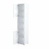 Úzká skříň Bed Concept BC-08 L/P - bílý mat
