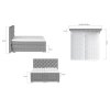 Postel Boxspring Clover 140 x 200 s elektrickým polohováním