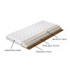 Matrace Mokka 140 x 200 x 9 cm