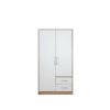 Šatní skříň Smart 3 - bílý lux
