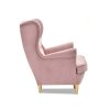Křeslo ušák Malmo - růžové