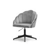 Otočné křesílko Lisa/šedý  velur