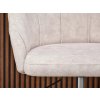 Otočné křesílko Lisa/světle béžový velur