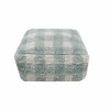 Puf / taburet Lorena Canals - modrý, kostkovaný