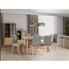Jídelní stůl Wenus II P, 6x židle Luna I