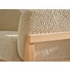Křeslo Lao - béžové bouclé