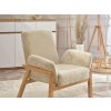 Křeslo Lao - sametový velur béžový