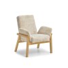 Křeslo Lao - sametový velur béžový
