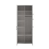 Šatní skříň W4 Match - šedá