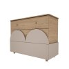 Přebalovací komoda Bloom - béžová, dub