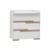 Snap 3drawer chest white + changing unit