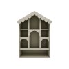 Regál domeček na hraní Babushka olivový