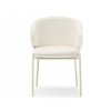 jídelní židle marlen béžová na kovovém podnoží do moderních jídelen