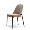 jídelní židle ernest béžová černé kovové podnoží