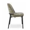 jídelní židle ernest zelená boční pohled