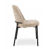 jídelní židle ernest světle béžová boční pohled