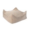 detsky taburet wigivama boucle bezovy biscuit square ottoman