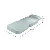Peppermint Green Flip Chair Dimensions (Unfolded) 4751030596518