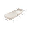 Marshmallow Flip Chair Dimensions (Unfolded) 4751030597133