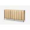 komoda itami it03 s led osvetlenim dub cremona cerna