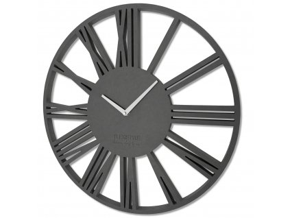 10316 nastenne hodiny loft 50 cm antracit