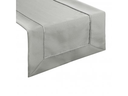 10740 sedy ubrus se stribrnym lemem madele