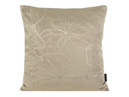 Samentový povlak na polštář VELVET BLINK C 45x45 Béžový