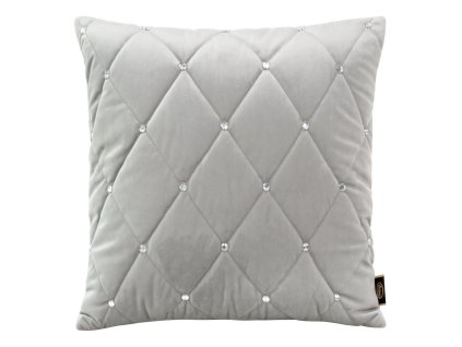 Samentový povlak na polštář VELVET 45x45 Šedý