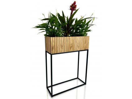 11224 stojan na kvetiny fiorino loft dub 62x22x80