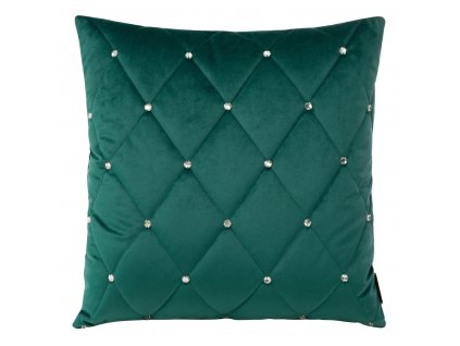 Samentový povlak na polštář VELVET 45x45 Zelený