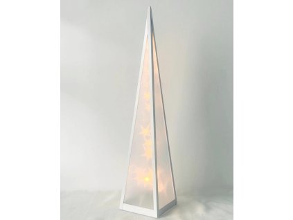 12040 vanocni jehlan hvezdicky led 45 cm