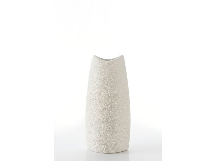 4919 keramicka vaza riso kremova 33 cm