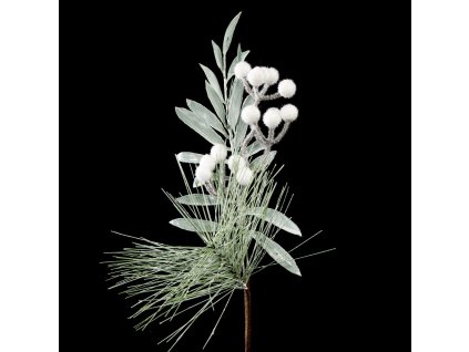 Vánoční dekorační větvička RICKY 28 cm