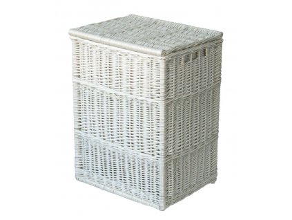 5579 2 prouteny kos na pradlo obdelnik 45x35x65 cm bily