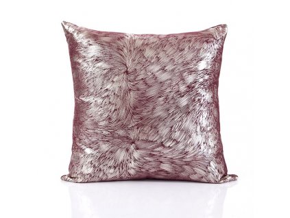 6371 dekoracni povlak 45x45 chic bordo zlaty