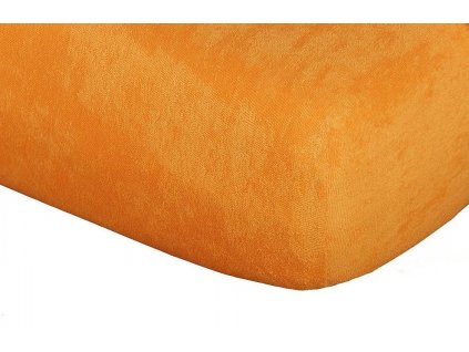 prostěradlo froté  pomeranc 