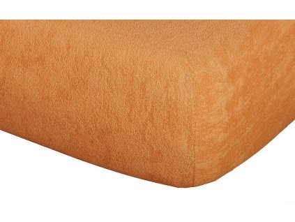 prostěradlo froté  karamel