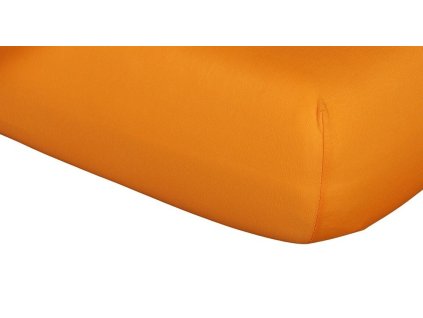 Jersey prostěradlo pomeranč
